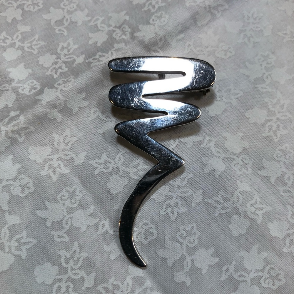 Vintage Sterling Zig Zig Pin
